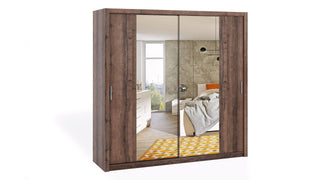 Bono Kleiderschrank mit Spiegel 220