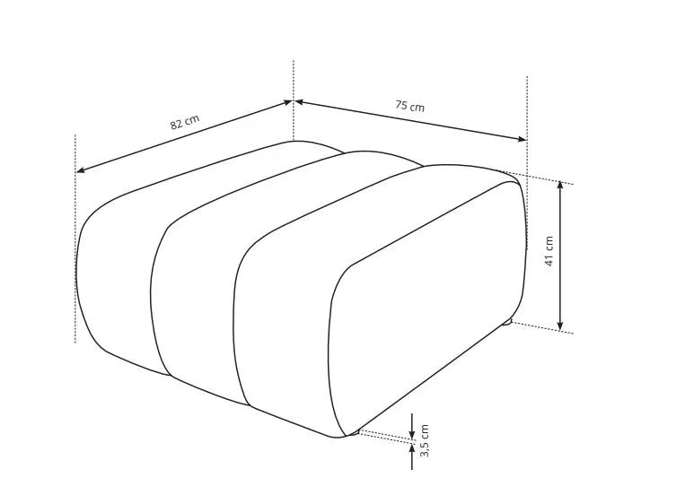 Baloo Footstool dimensions