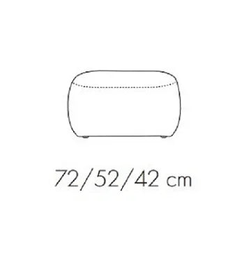 Dionizos Mini Footstool dimensions