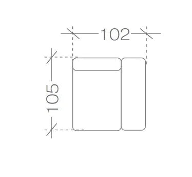 Fondy Collection - Module 1BP dimensions