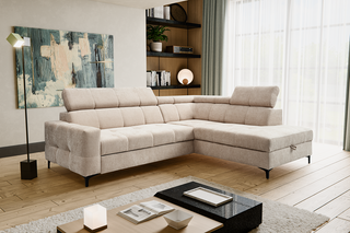 Leno Corner Sofa Bed with Storage