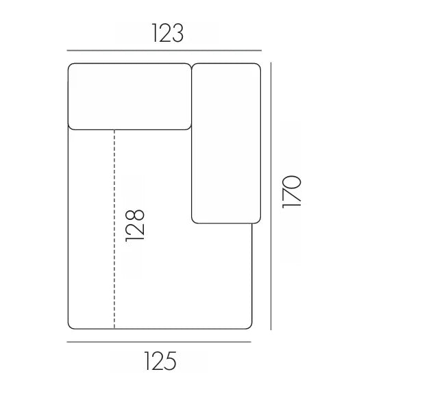 Marbella Collection - Module OBP XL dimensions