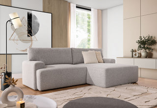 Amun Ecksofabett mit Stauraum