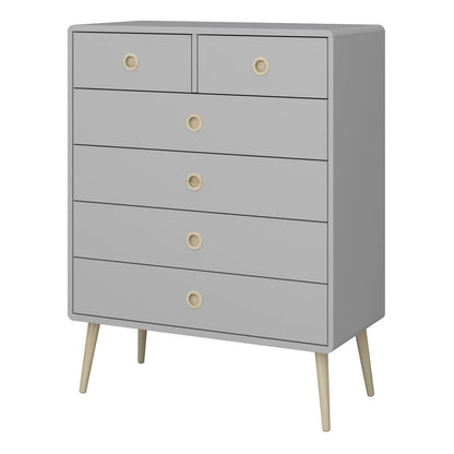 Softline 2 + 4 Chest in Grey 