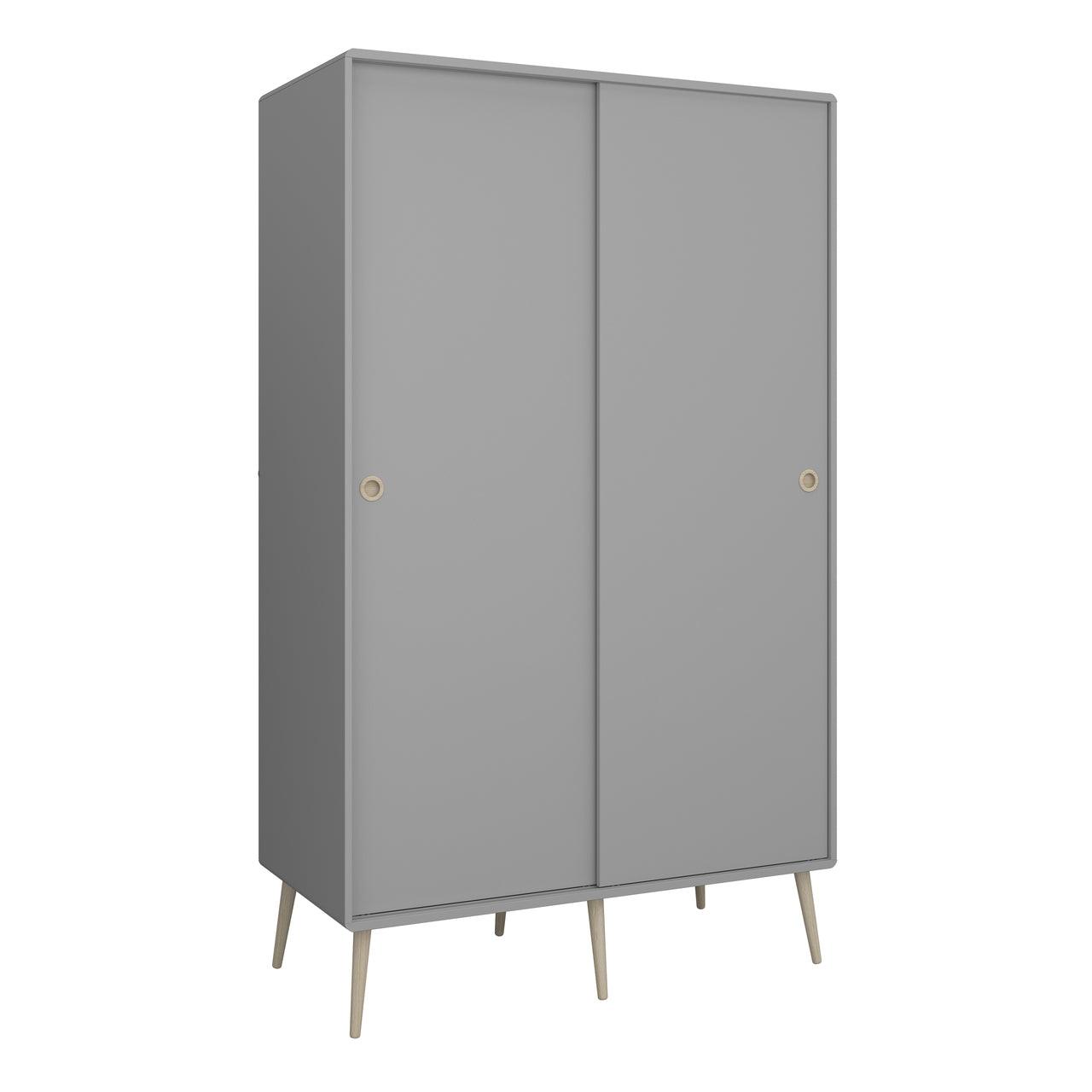 Softline Sliding 2 Door Wardrobe in Grey