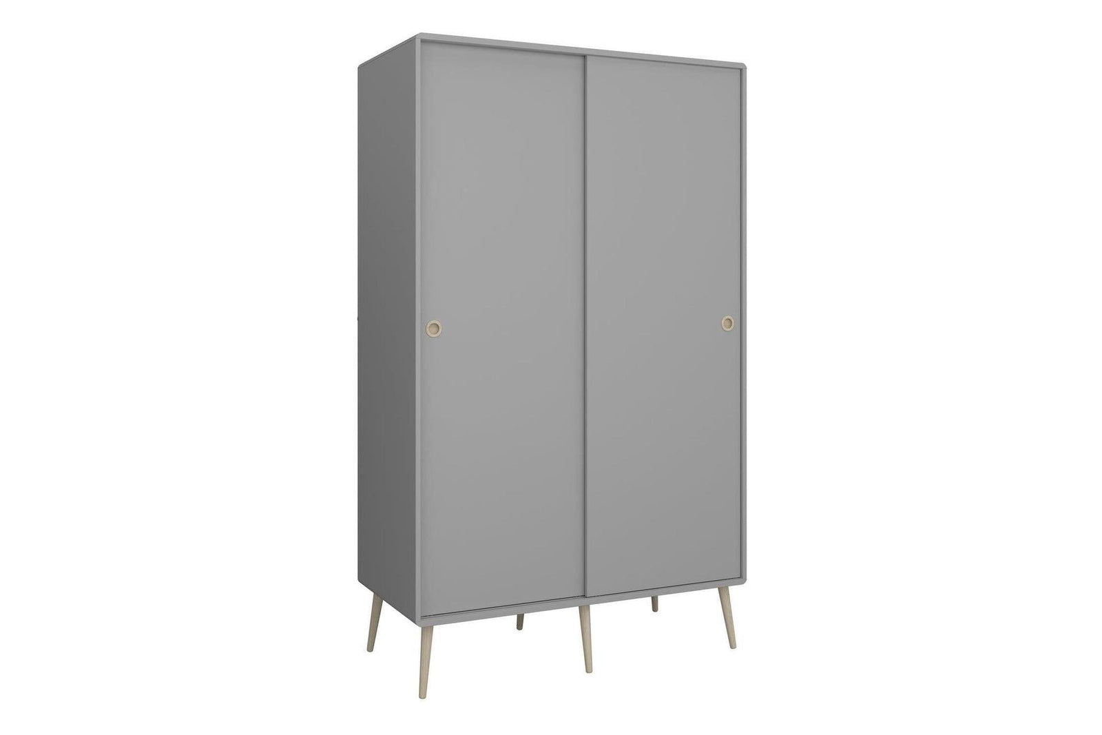 Softline Sliding 2 Door Wardrobe In Grey