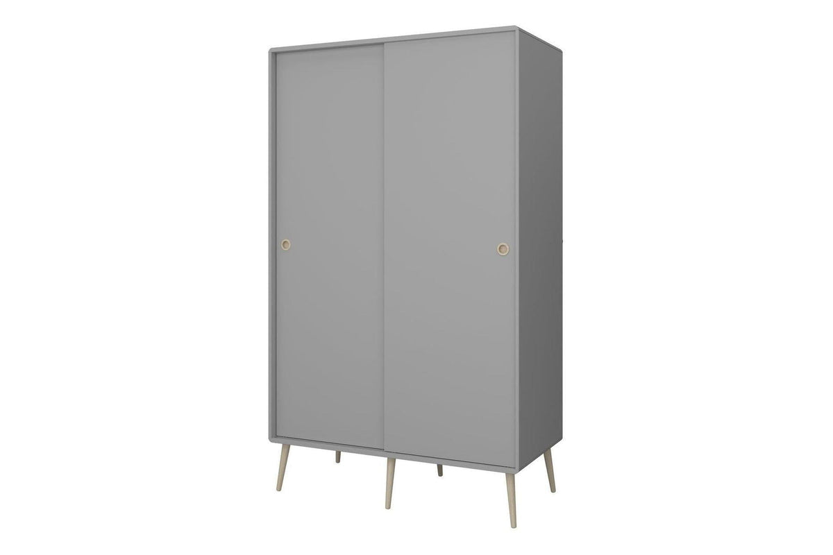 Softline Sliding 2 Door Wardrobe In Grey