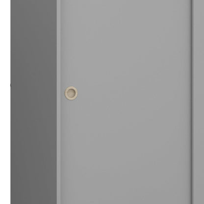 Softline Sliding 2 Door Wardrobe in Grey