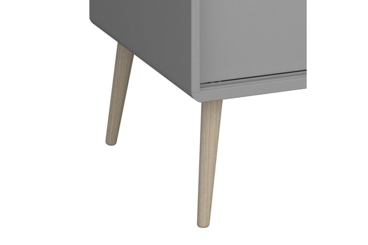 Softline Sliding 2 Door Wardrobe In Grey