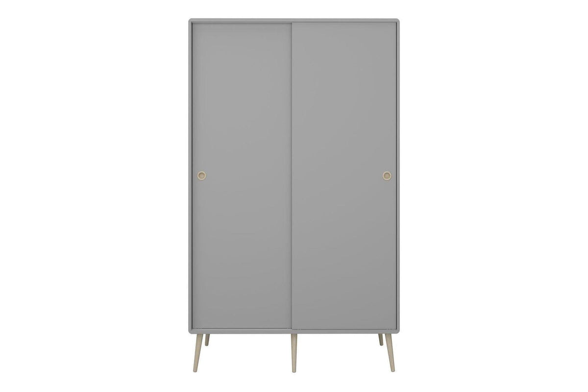 Softline Sliding 2 Door Wardrobe In Grey