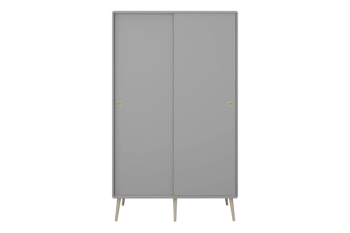 Softline Sliding 2 Door Wardrobe In Grey