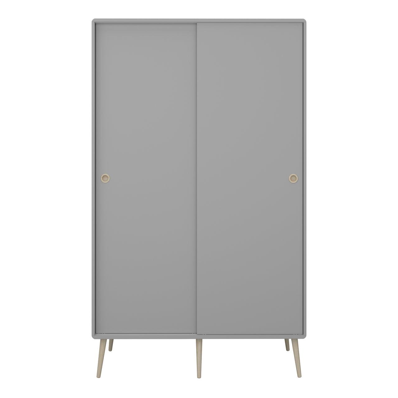 Softline Sliding 2 Door Wardrobe in Grey