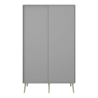 Softline Sliding 2 Door Wardrobe in Grey