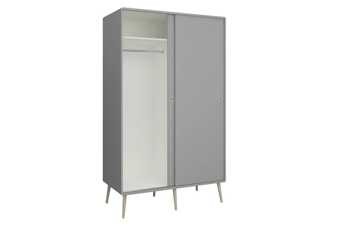 Softline Sliding 2 Door Wardrobe In Grey