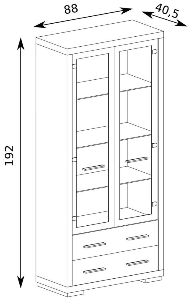 Vegas Glass Cabinet