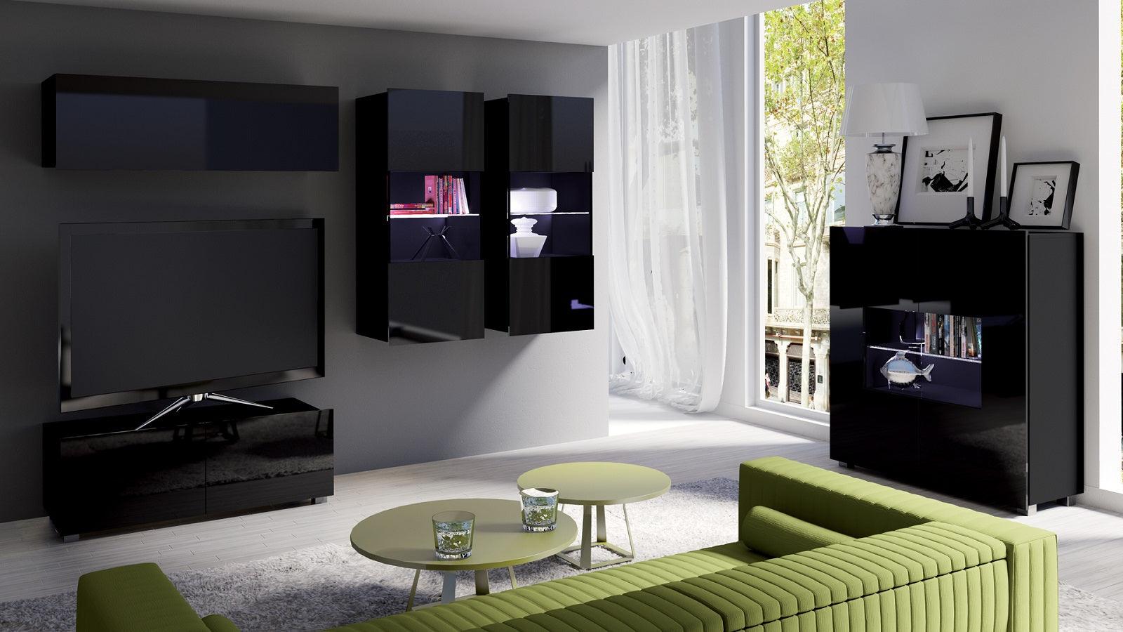 Cala Black Tv Unit 100