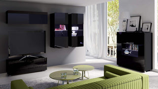 Cala Black Tv Unit 100 - Msofas LTD