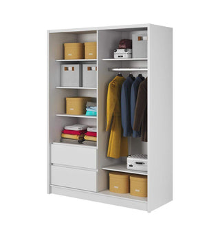 Sara 150 Wardrobe with Mirror - Msofas LTD