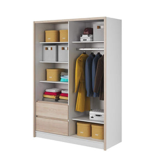 Sara 150 Wardrobe with Mirror - Msofas LTD