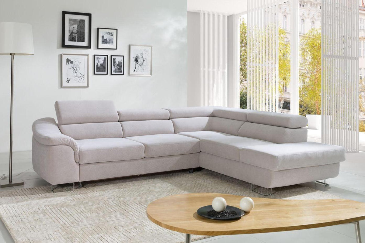 Lavos Corner Sofa Bed With Storage