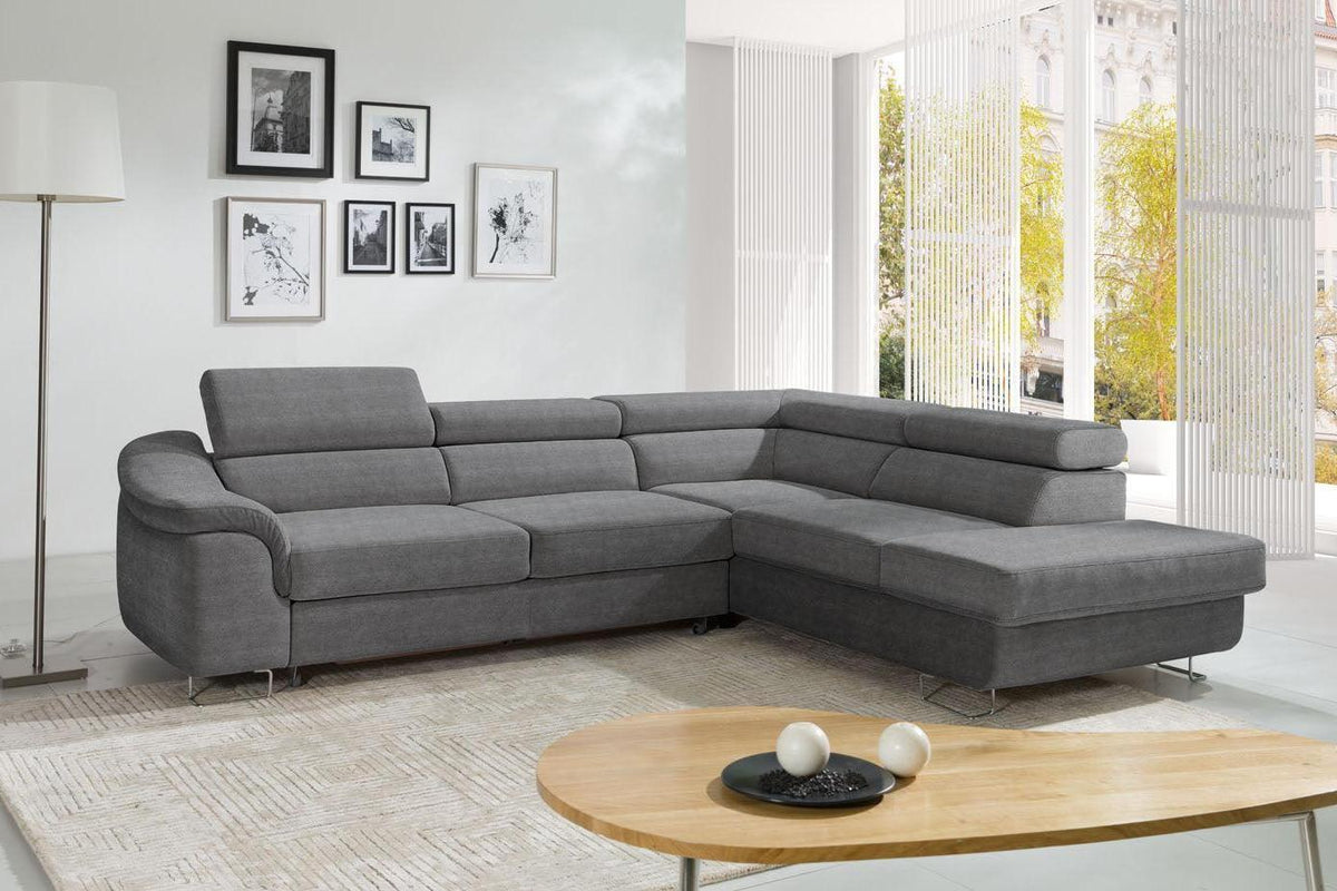 Lavos Corner Sofa Bed With Storage