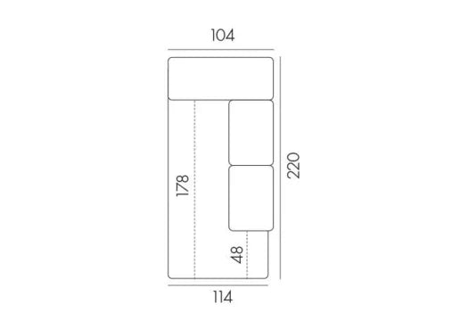 Marbella Collection - Module OL Mini dimensions