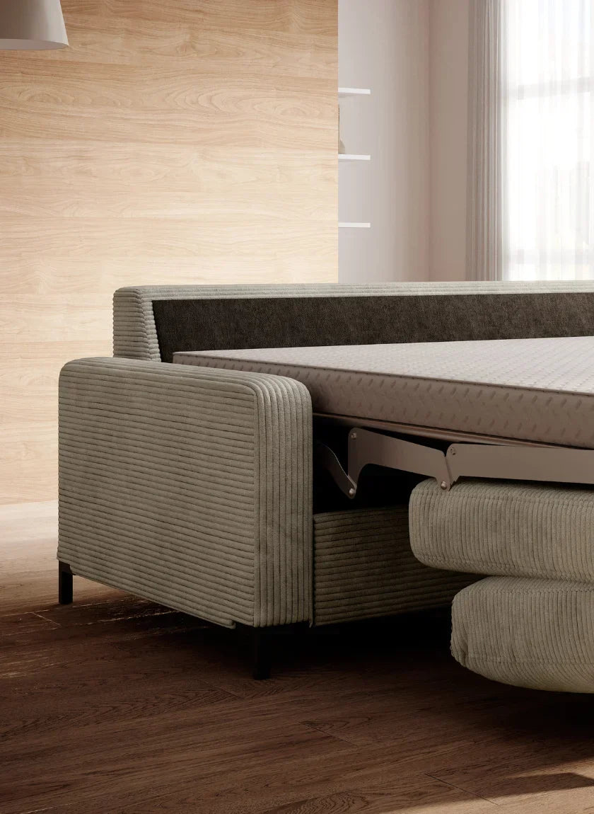 TINO S 140 - 3 Seater Sofa Bed with Mattress 140x200cm