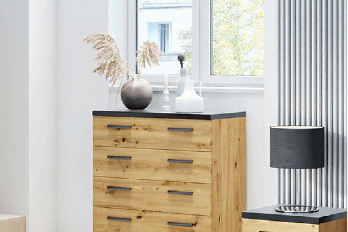 Inez Artisan Chest Of 4 Drawers
