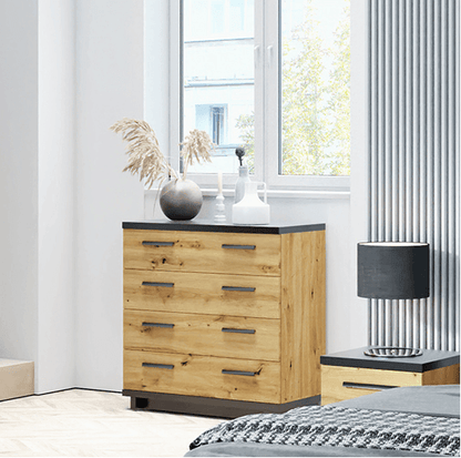 Inez Artisan Chest of 4 Drawers