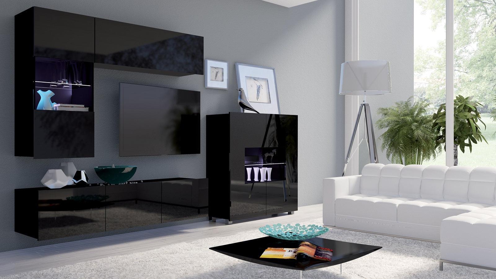 Cala Black Tv Unit 150