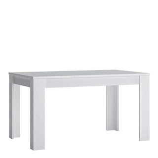 Fribo Extending Dining Table 140-180cm in White - Msofas LTD