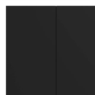 Pepe Wardrobe with 3 Doors in Black - Msofas LTD