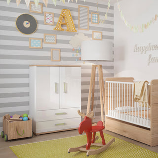 4kids 2 door 4 drawer sideboard with lemon handles