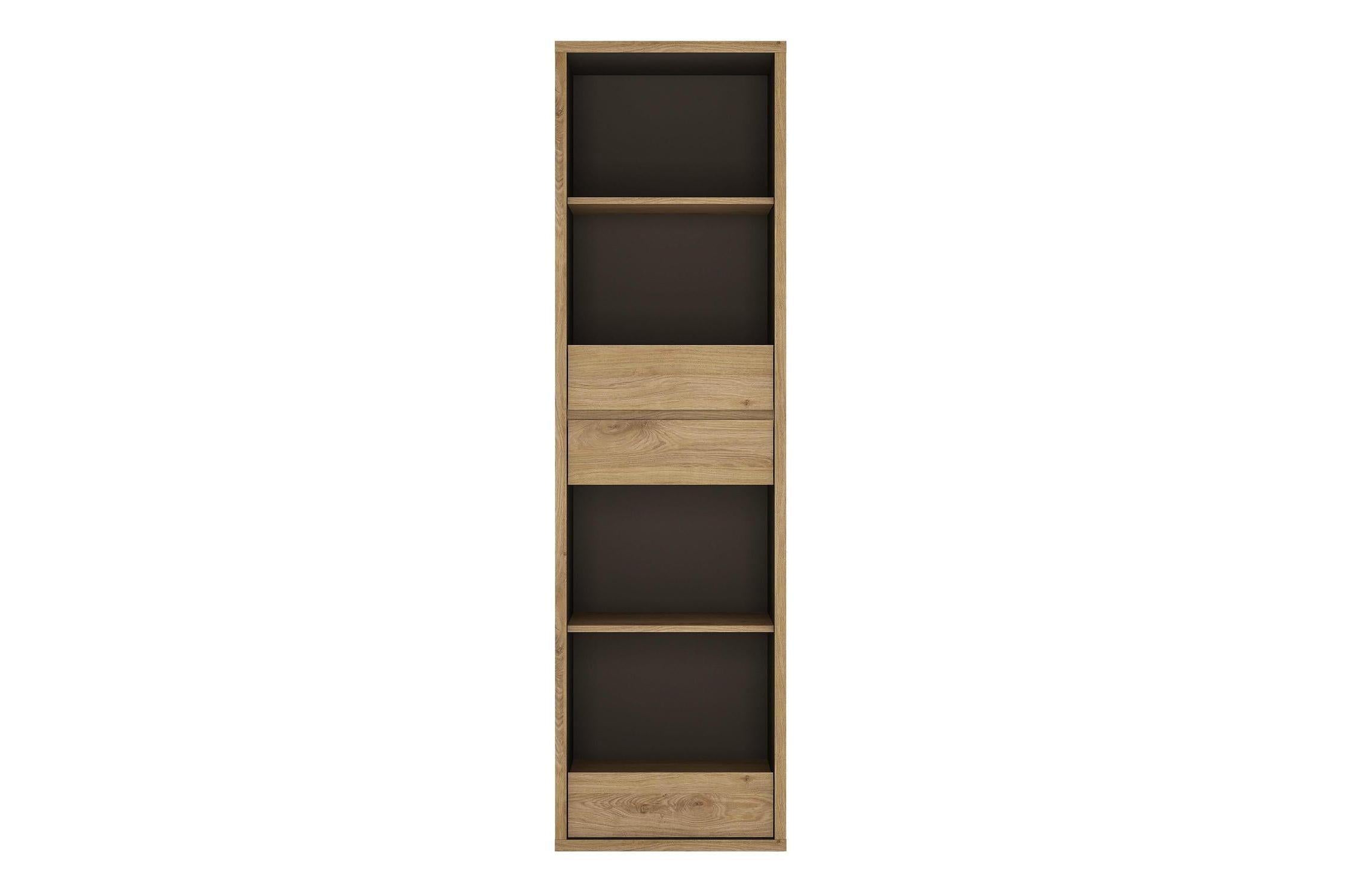 Shetland Tall Narrow 3 Drawer Bookcase
