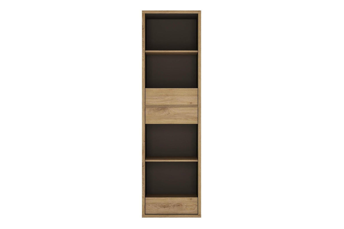 Shetland Tall Narrow 3 Drawer Bookcase