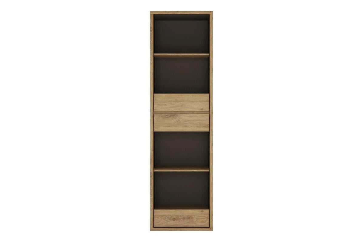 Shetland Tall Narrow 3 Drawer Bookcase