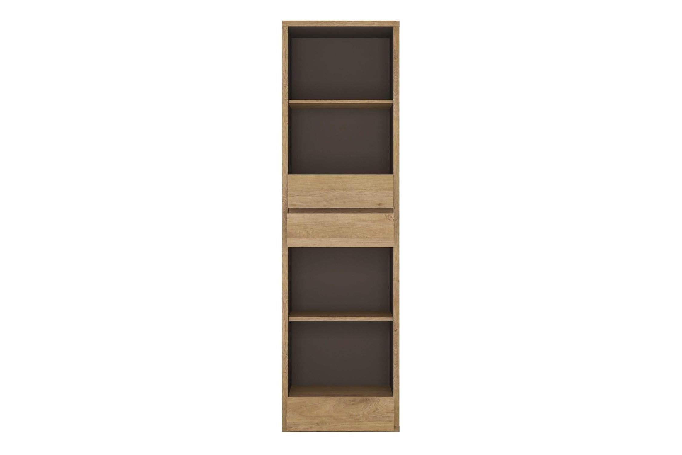 Shetland Tall Narrow 3 Drawer Bookcase