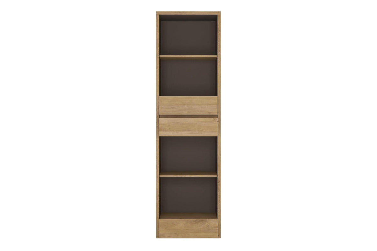 Shetland Tall Narrow 3 Drawer Bookcase