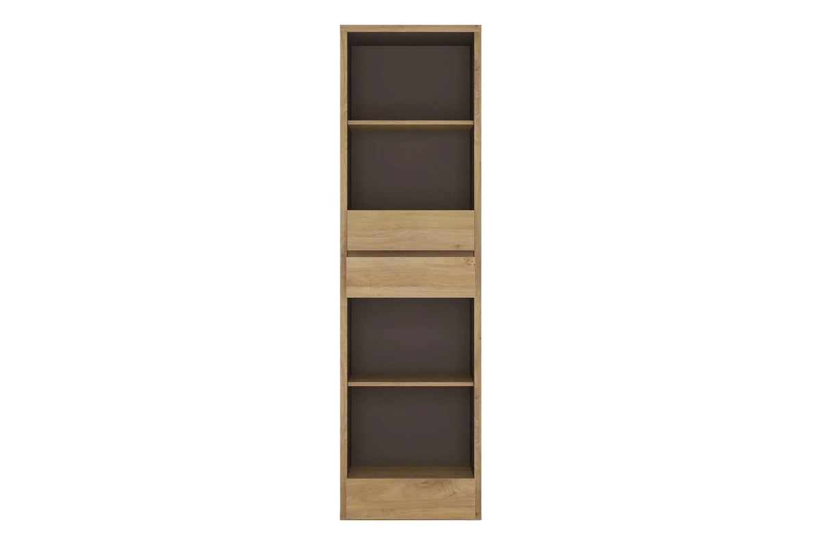 Shetland Tall Narrow 3 Drawer Bookcase