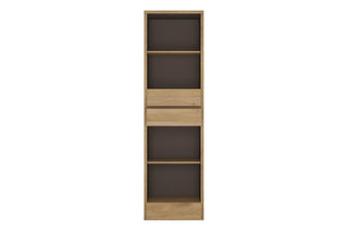 Shetland Tall Narrow 3 Drawer Bookcase