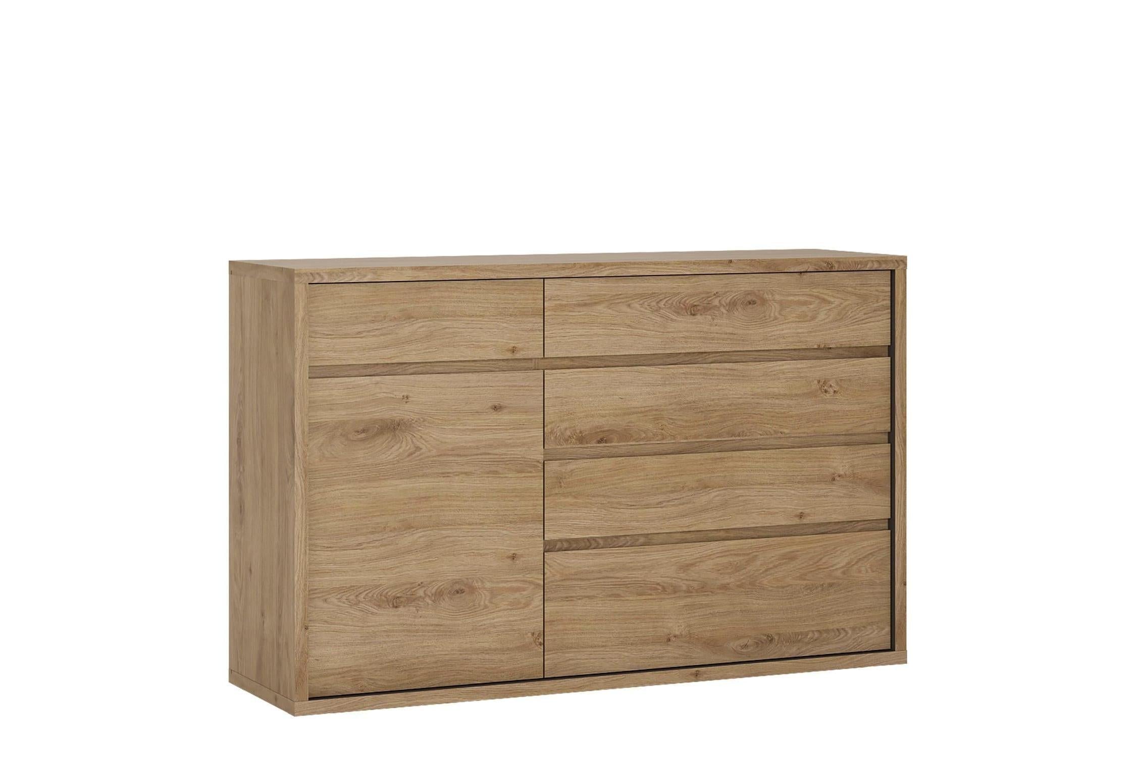 Shetland 1 Door 5 Drawer Cupboard