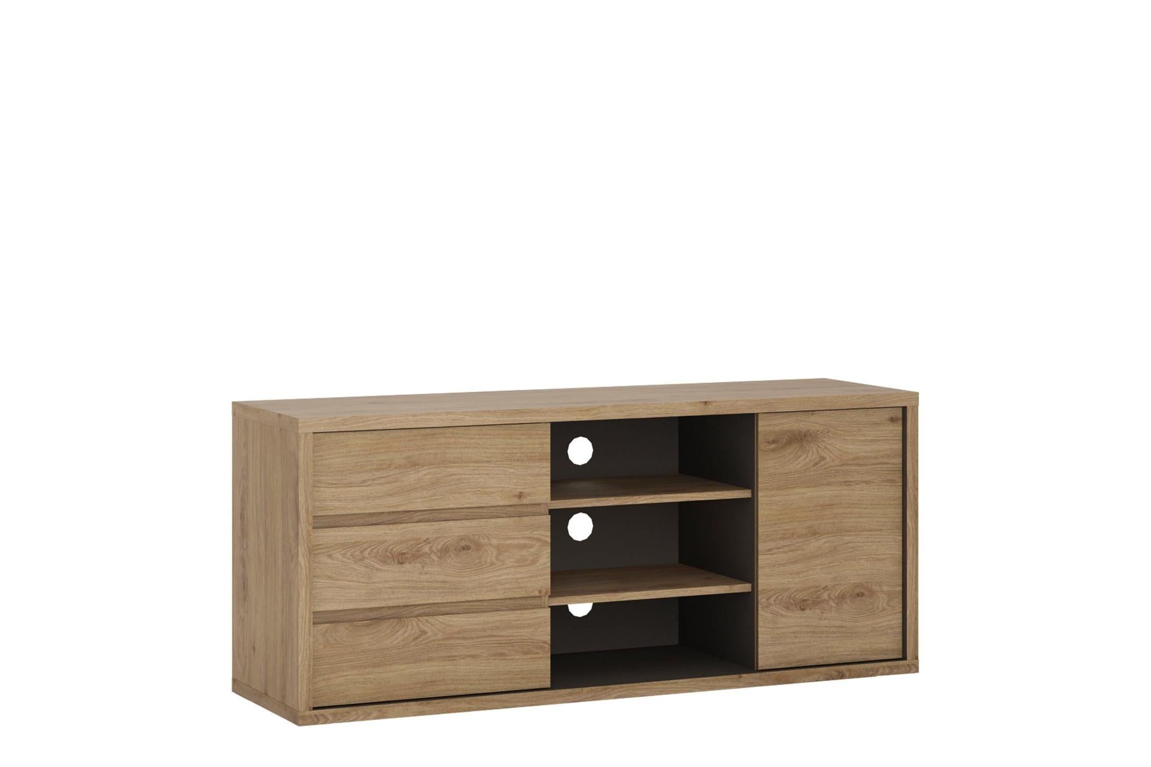 Shetland 1 Door 3 Drawer Tv Cabinet