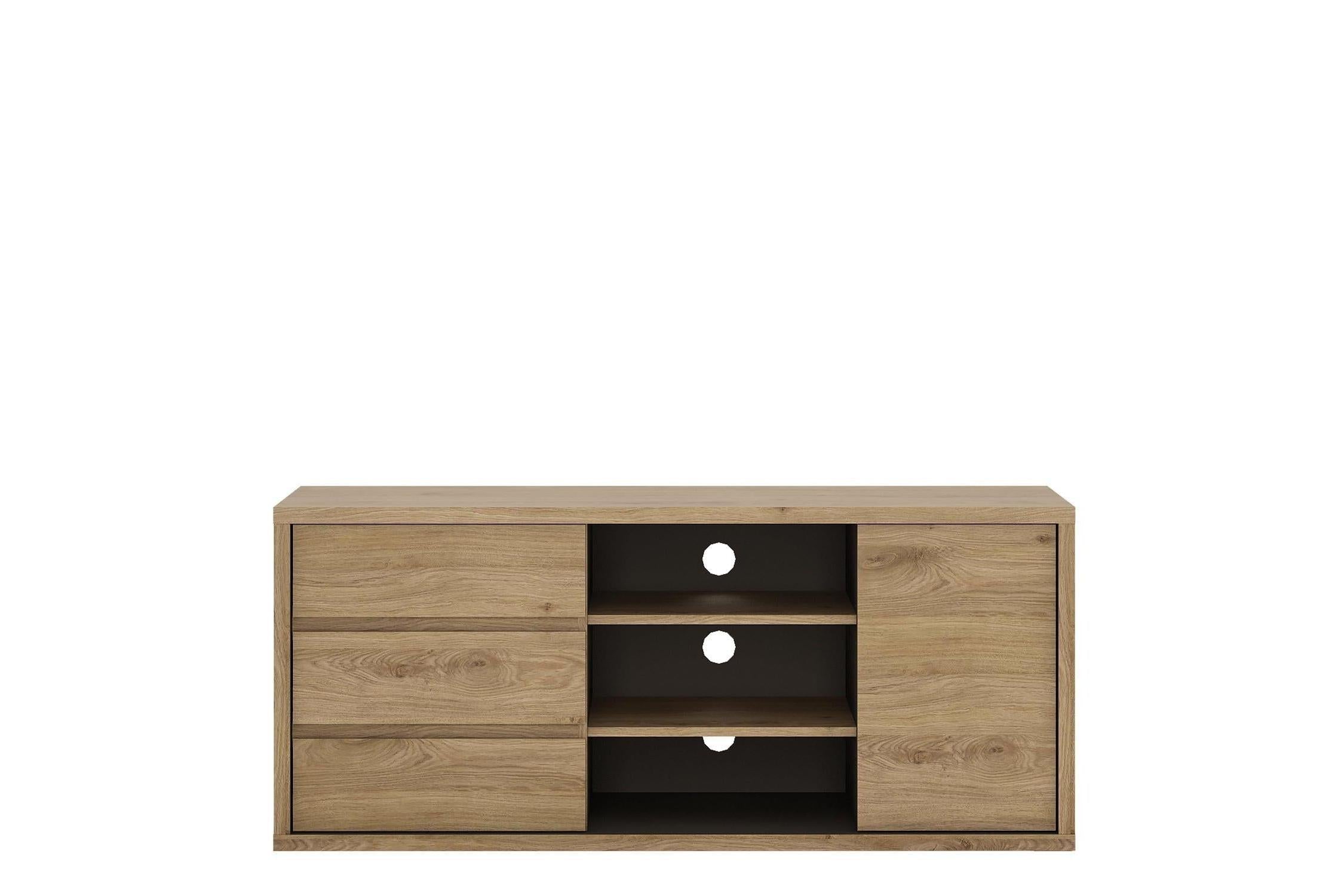 Shetland 1 Door 3 Drawer Tv Cabinet