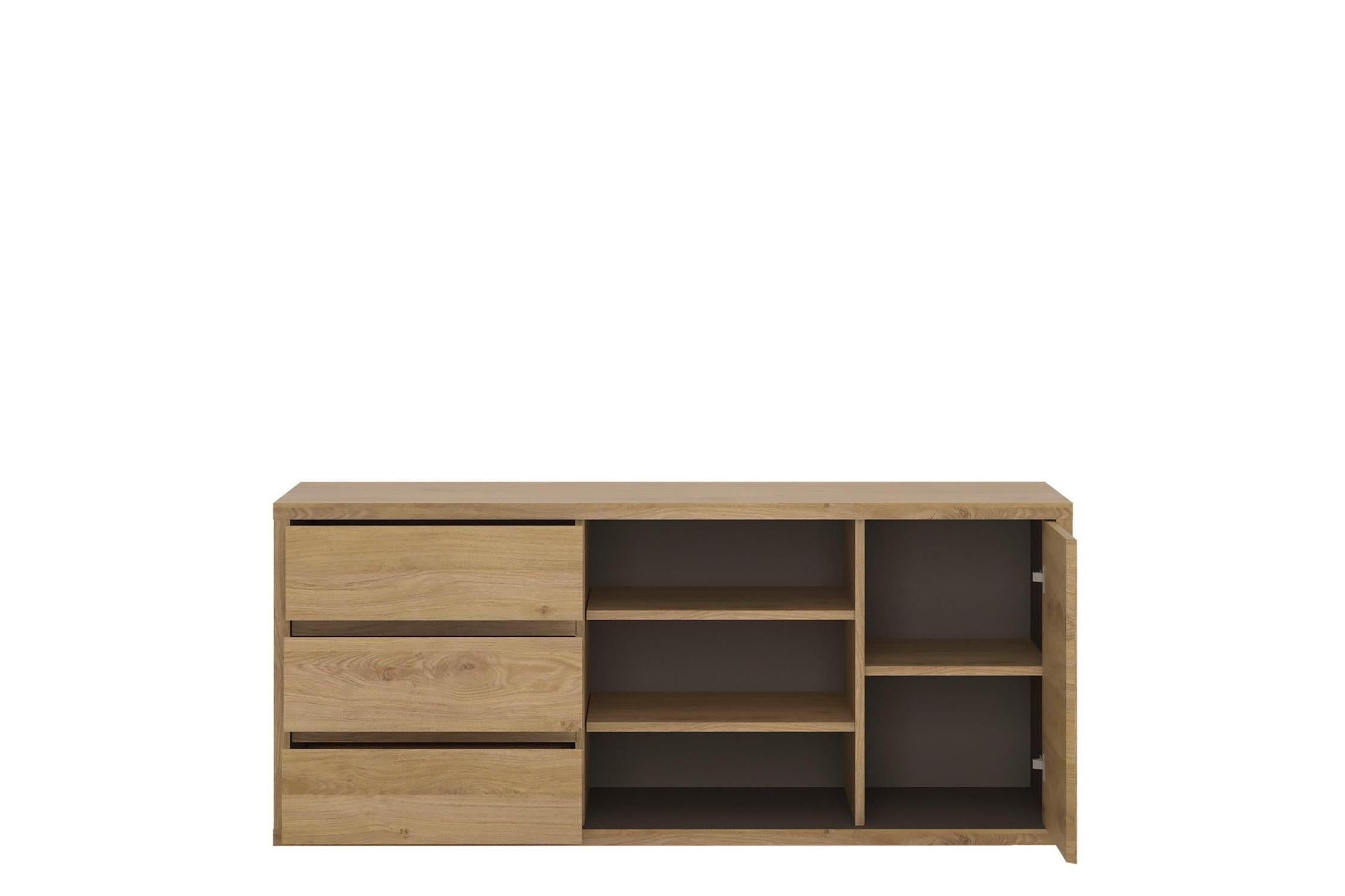 Shetland 1 Door 3 Drawer Tv Cabinet
