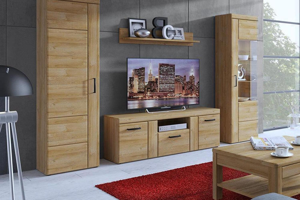 Cortina Tall Cupboard (Lh) In Grandson Oak