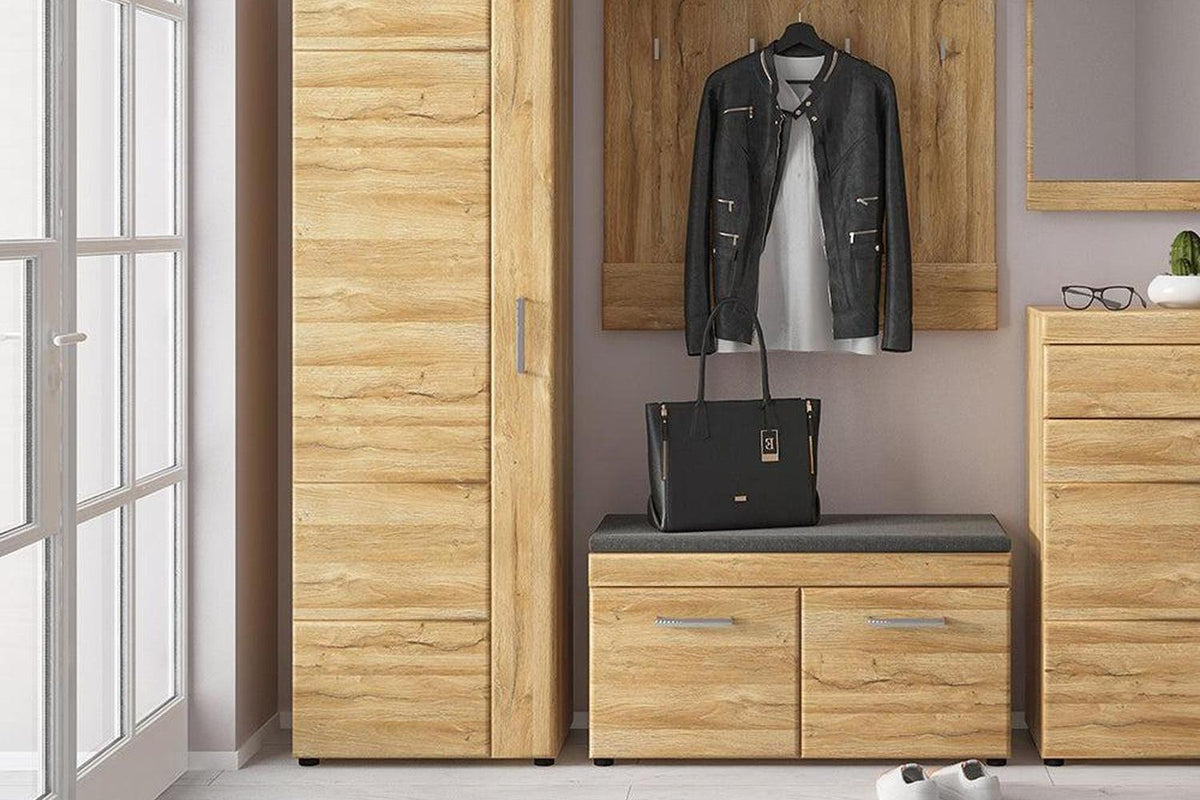 Cortina Tall Cupboard (Lh) In Grandson Oak
