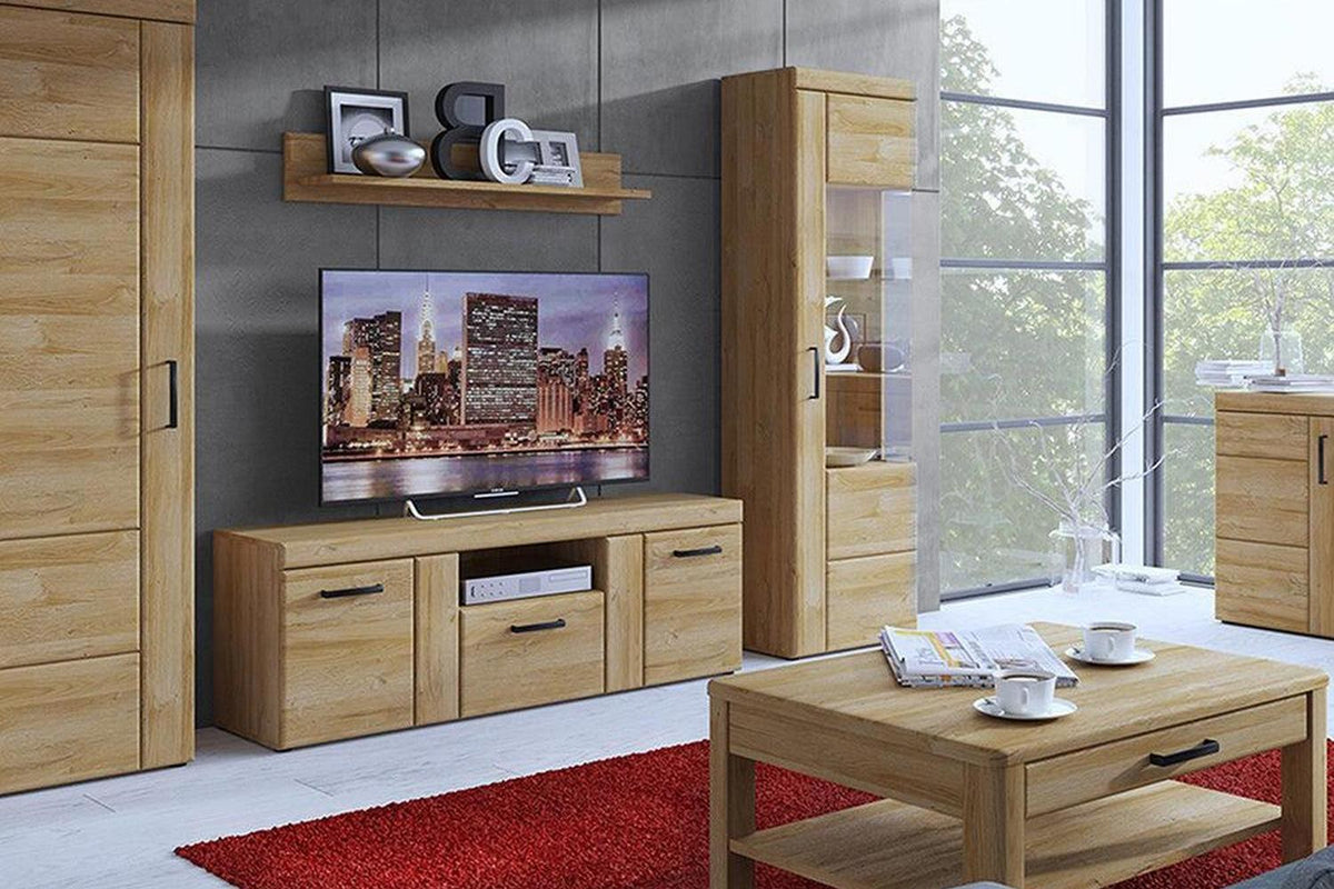 Cortina 2 Door Cabinet In Grandson Oak