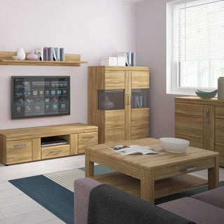 cortina 1 drawer coffee table in grandson oak