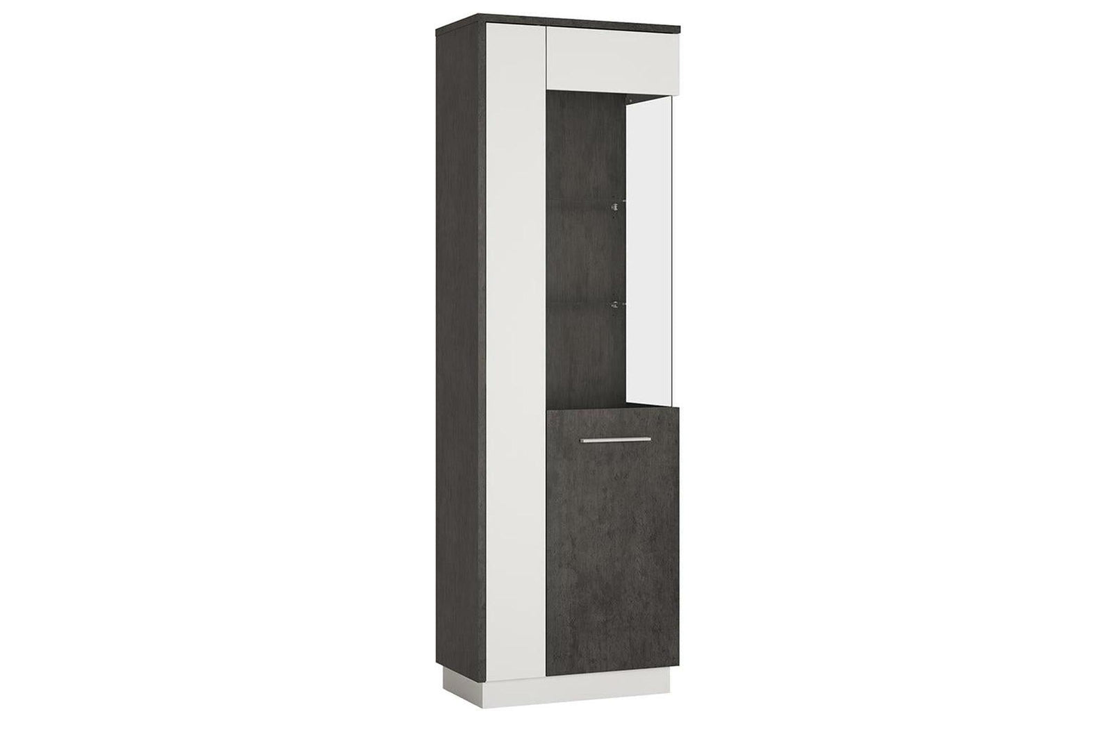 Zingaro Tall Glazed Display Cabinet (Rh)