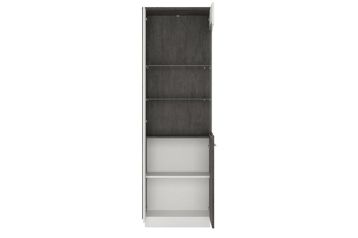 Zingaro Tall Glazed Display Cabinet (Rh)